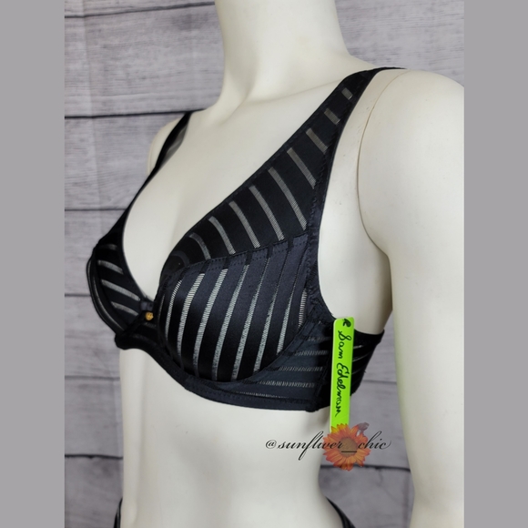 🆕️Sam Edelman Chevron Striped Full Coverage Bra - Picture 8 of 11
